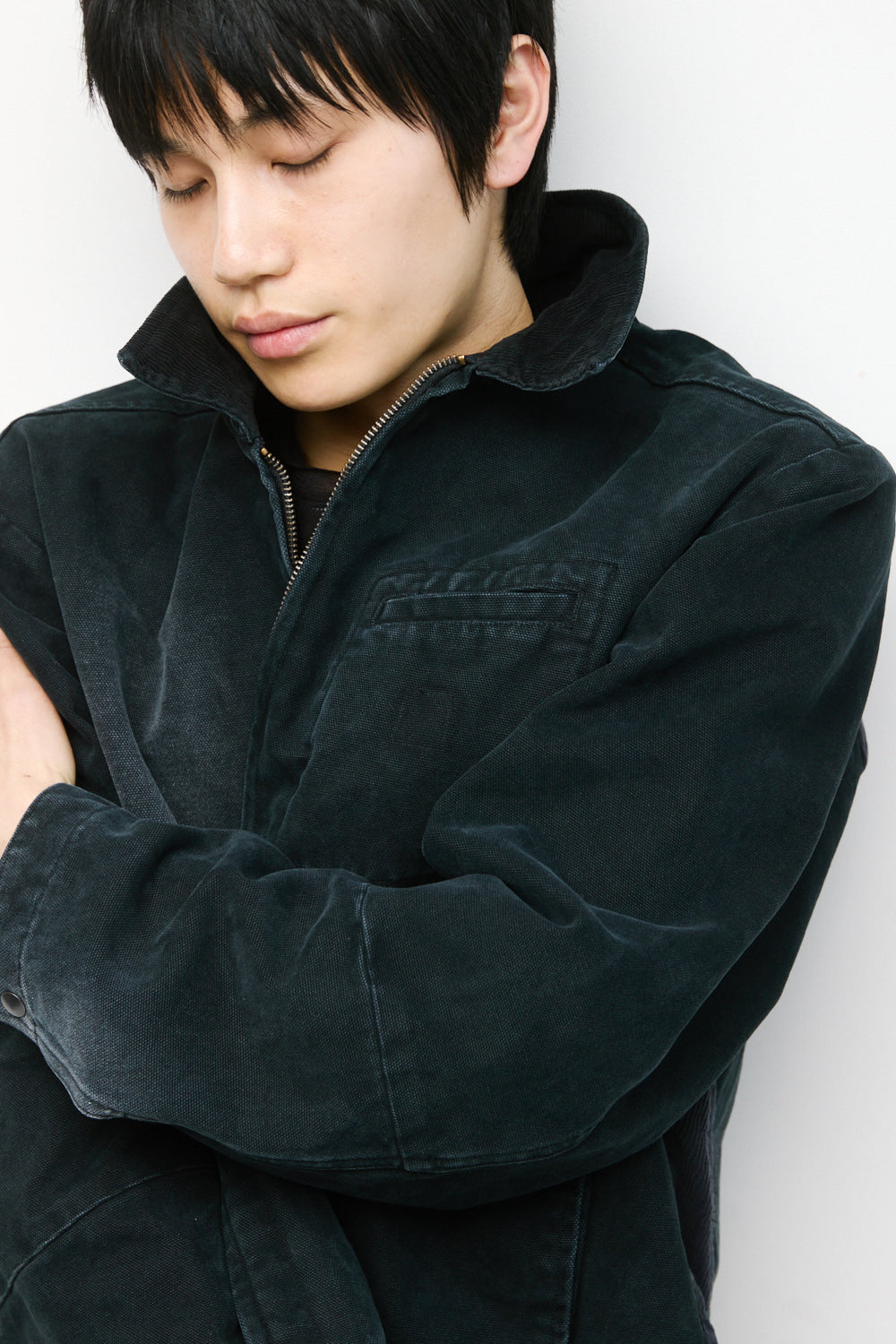 Hatchingroom - Canvas Work Jacket (Faded Black) product image 14 | TRAB K-Fashion Australia
