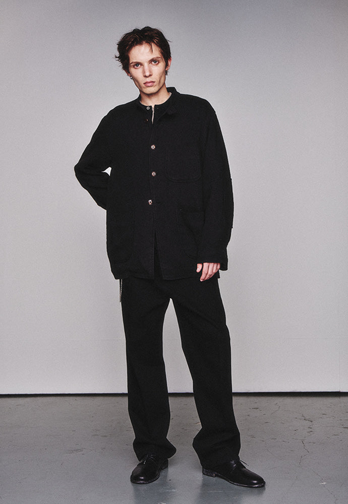 Art if acts - Silk French Forestiere Jacket (Black) product image 4 | TRAB K-Fashion Australia