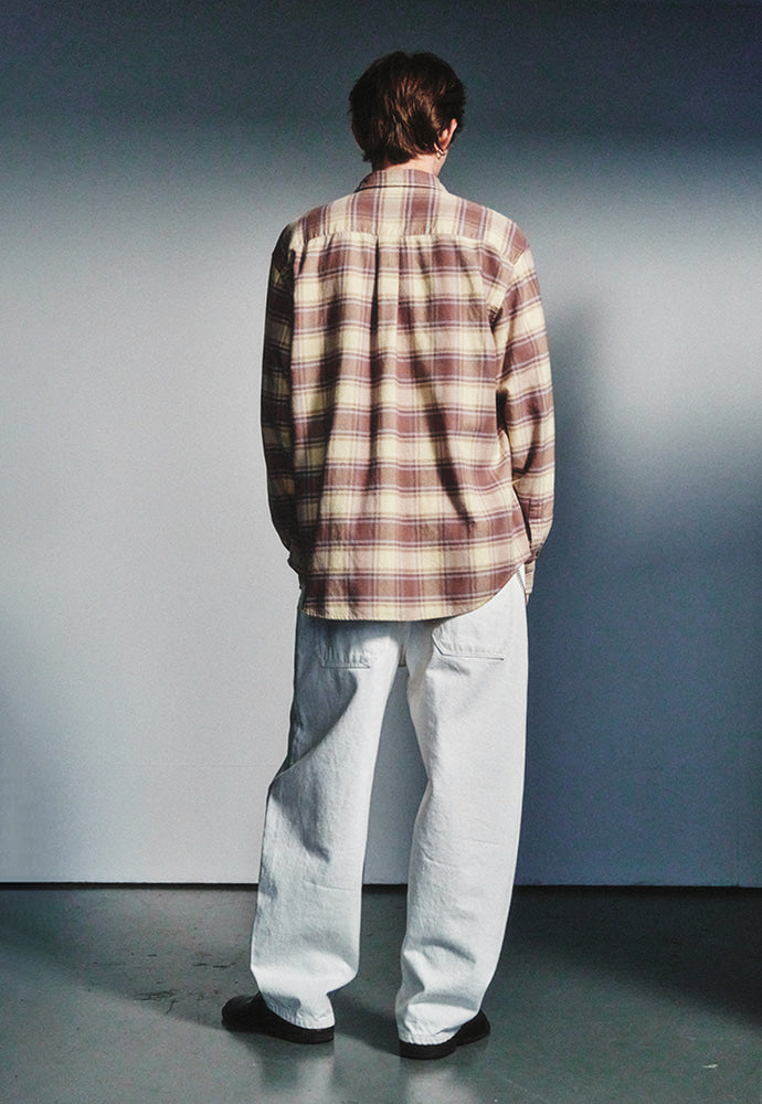 Art if acts - One Tuck Curve Denim Pants (Off White) product image 3 | TRAB K-Fashion Australia