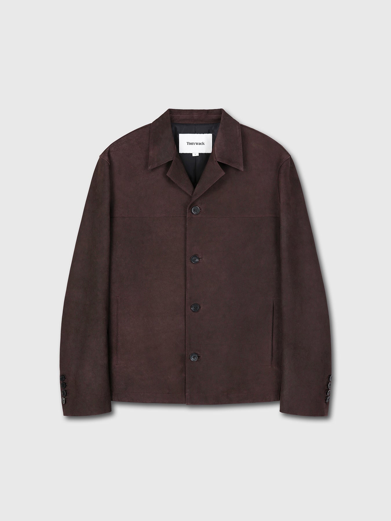 Tonywack - Nubuck Lamb Leather Jacket (Burgundy) product image 8 | TRAB K-Fashion Australia