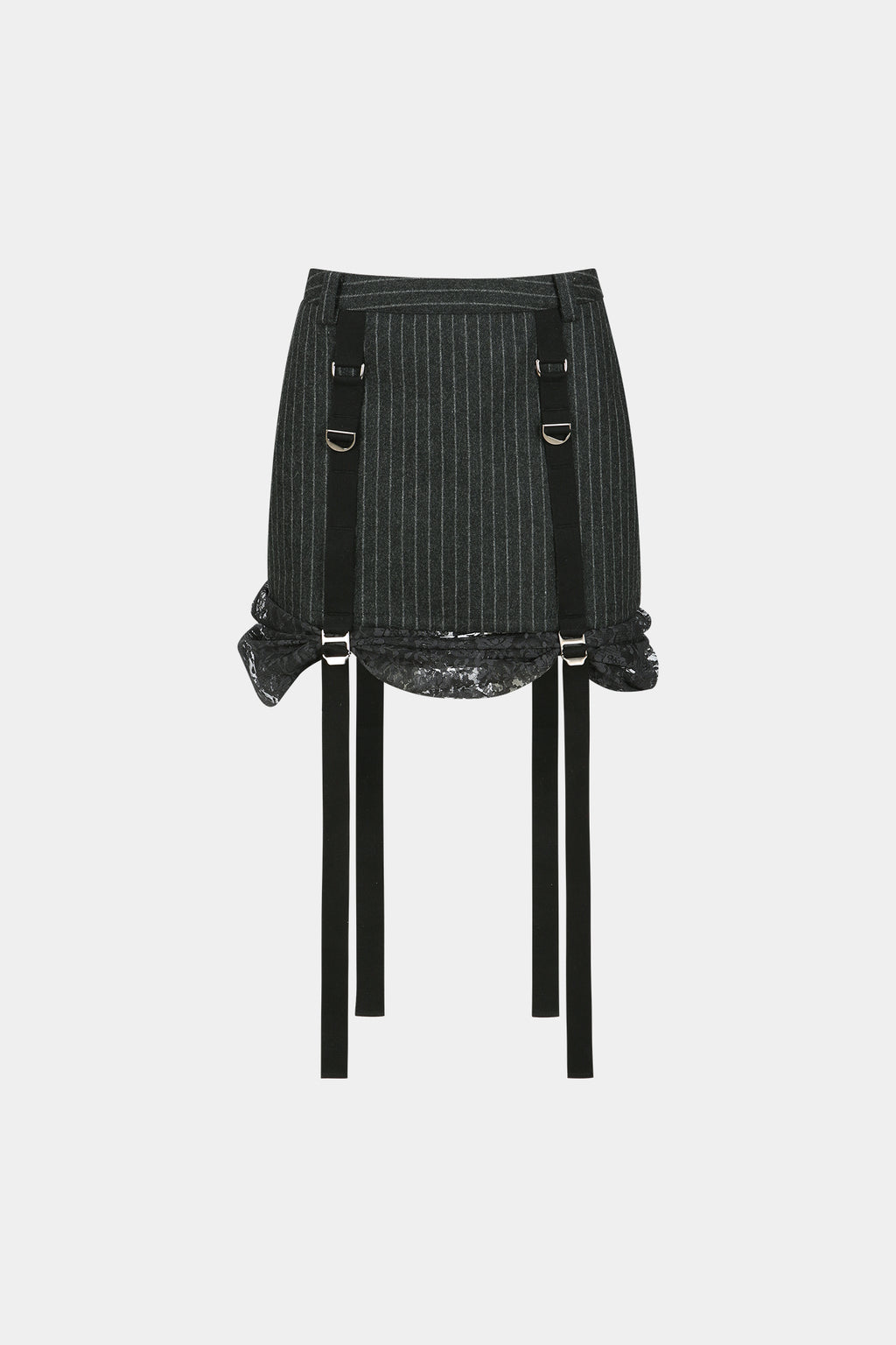 Andersson Bell - Parachute Gear Wool Skirt (Grey) product image 7 | TRAB K-Fashion Australia