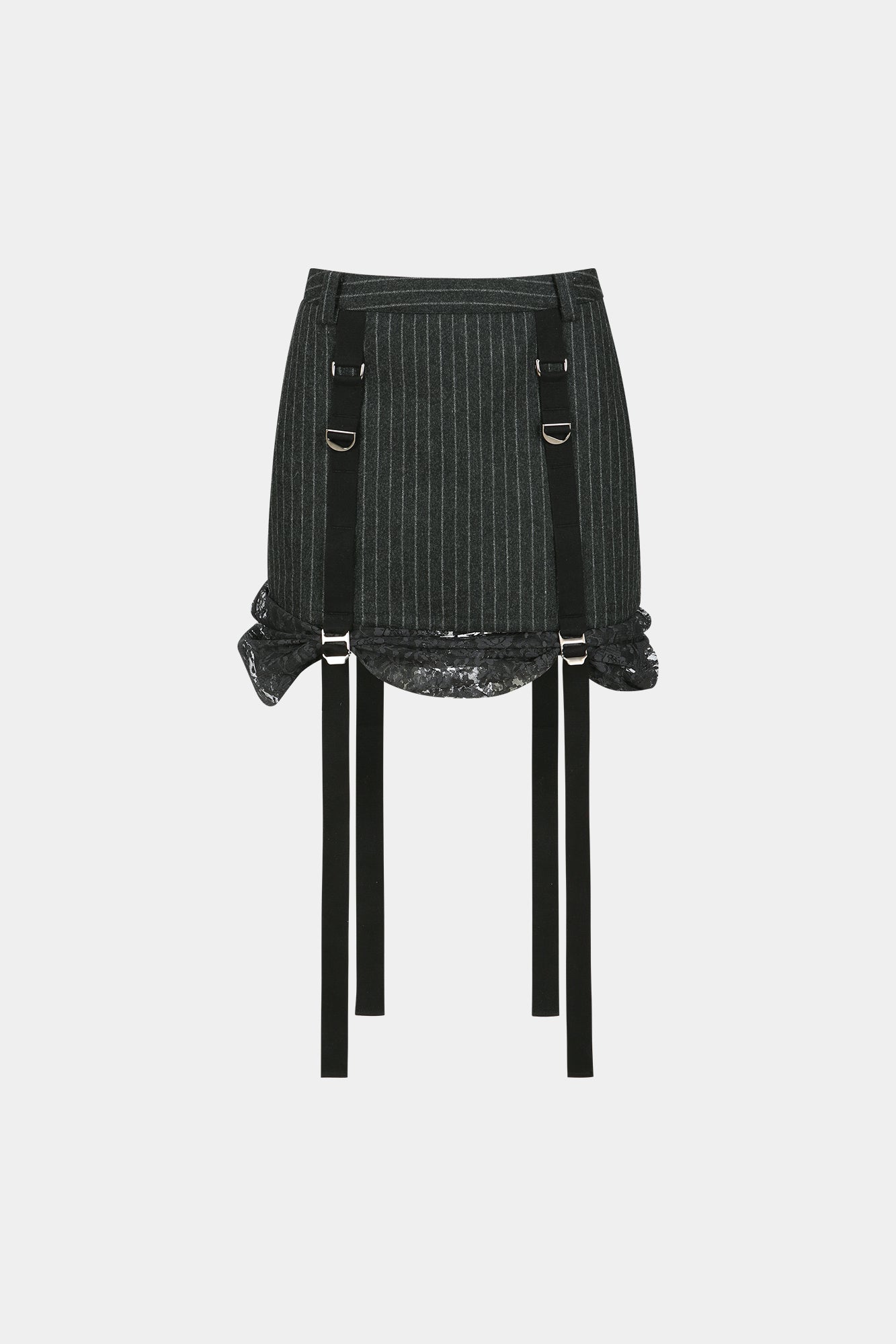 Andersson Bell - Parachute Gear Wool Skirt (Grey) product image 7 | TRAB K-Fashion Australia