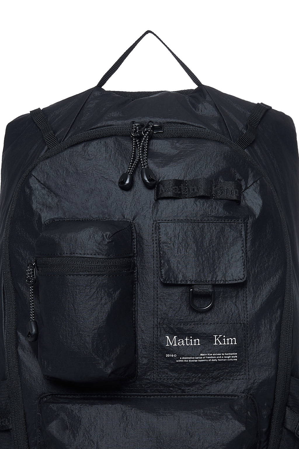 Matin Kim - Multi-pocket Lite Backpack (Black) product image 3 | TRAB K-Fashion Australia
