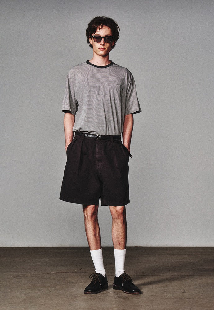 Art if acts - Washed Chino Shorts (Charcoal) product image 1 | TRAB K-Fashion Australia