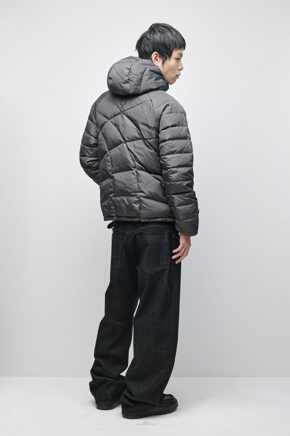Hatchingroom - Web Goose Down Puffer Jacket Mud (Charcoal) product image 16 | TRAB K-Fashion Australia