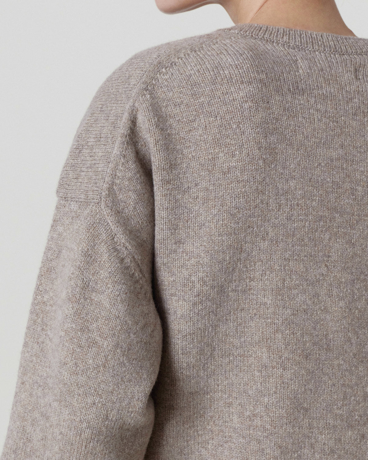 Brownyard - Deep V Neck Sweater (Beige) product image 3 | TRAB K-Fashion Australia