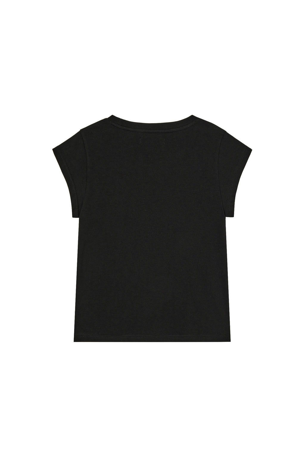 Deinet - Brushed Stitch Point Petit T-Shirt (Black) product image 2 | TRAB K-Fashion Australia