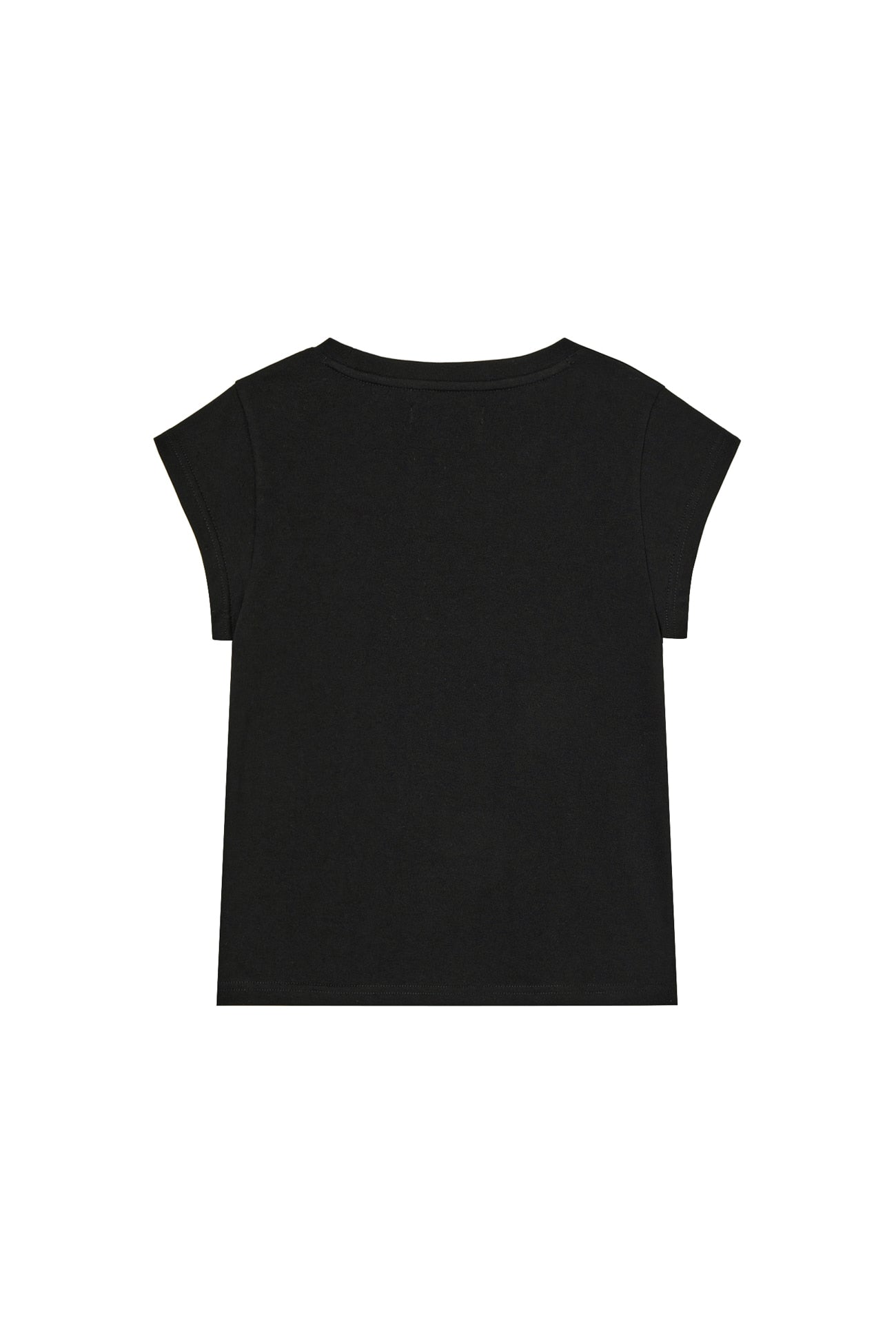 Deinet - Brushed Stitch Point Petit T-Shirt (Black) product image 2 | TRAB K-Fashion Australia