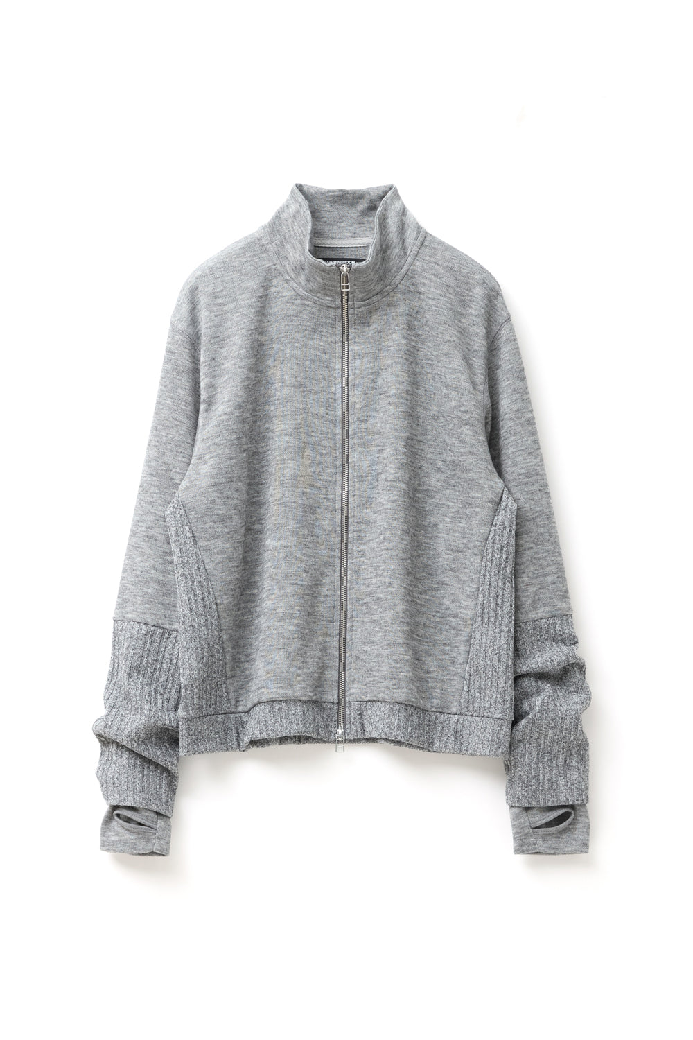 Hatchingroom - Double Sleeve Track Cardigan (M.Grey) product image 1 | TRAB K-Fashion Australia