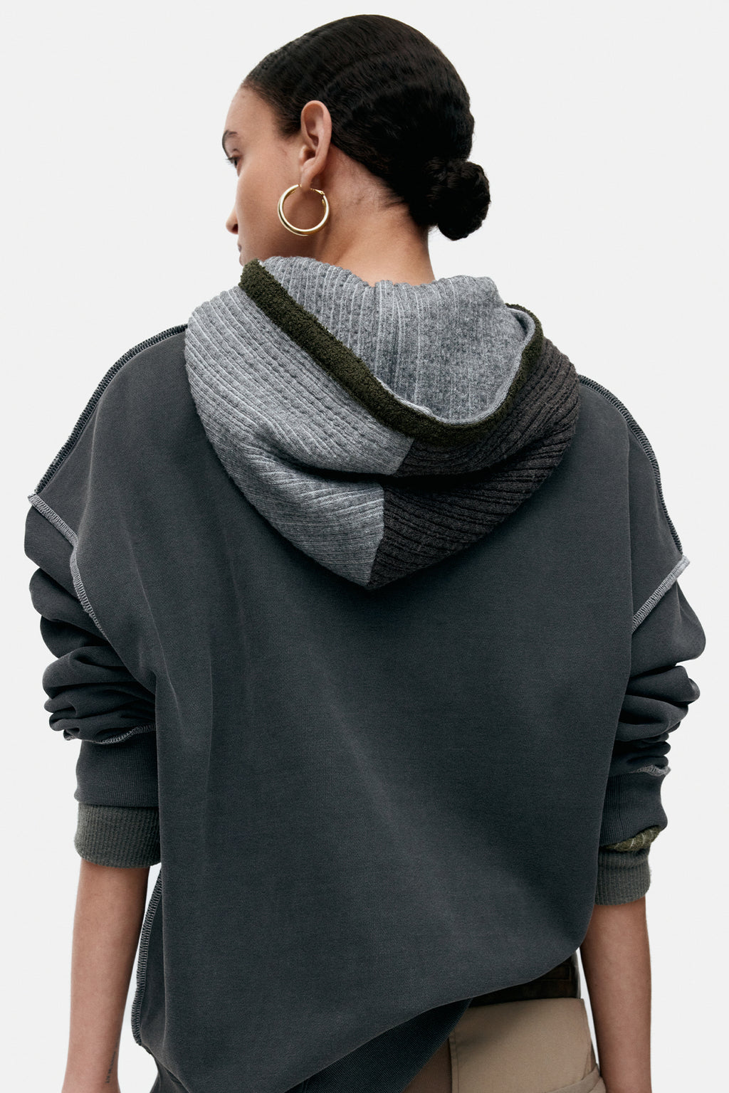 Andersson Bell - Unisex Liquid Logo Sweatshirt (Charcoal) product image 10 | TRAB K-Fashion Australia