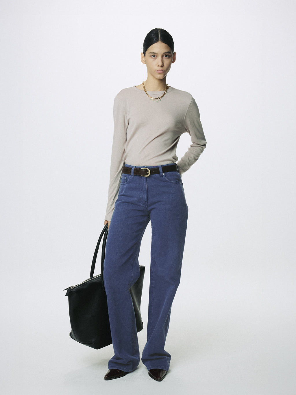 Tonywack - Cotton Cashmere Essential Top (Arctic Grey) product image 4 | TRAB K-Fashion Australia