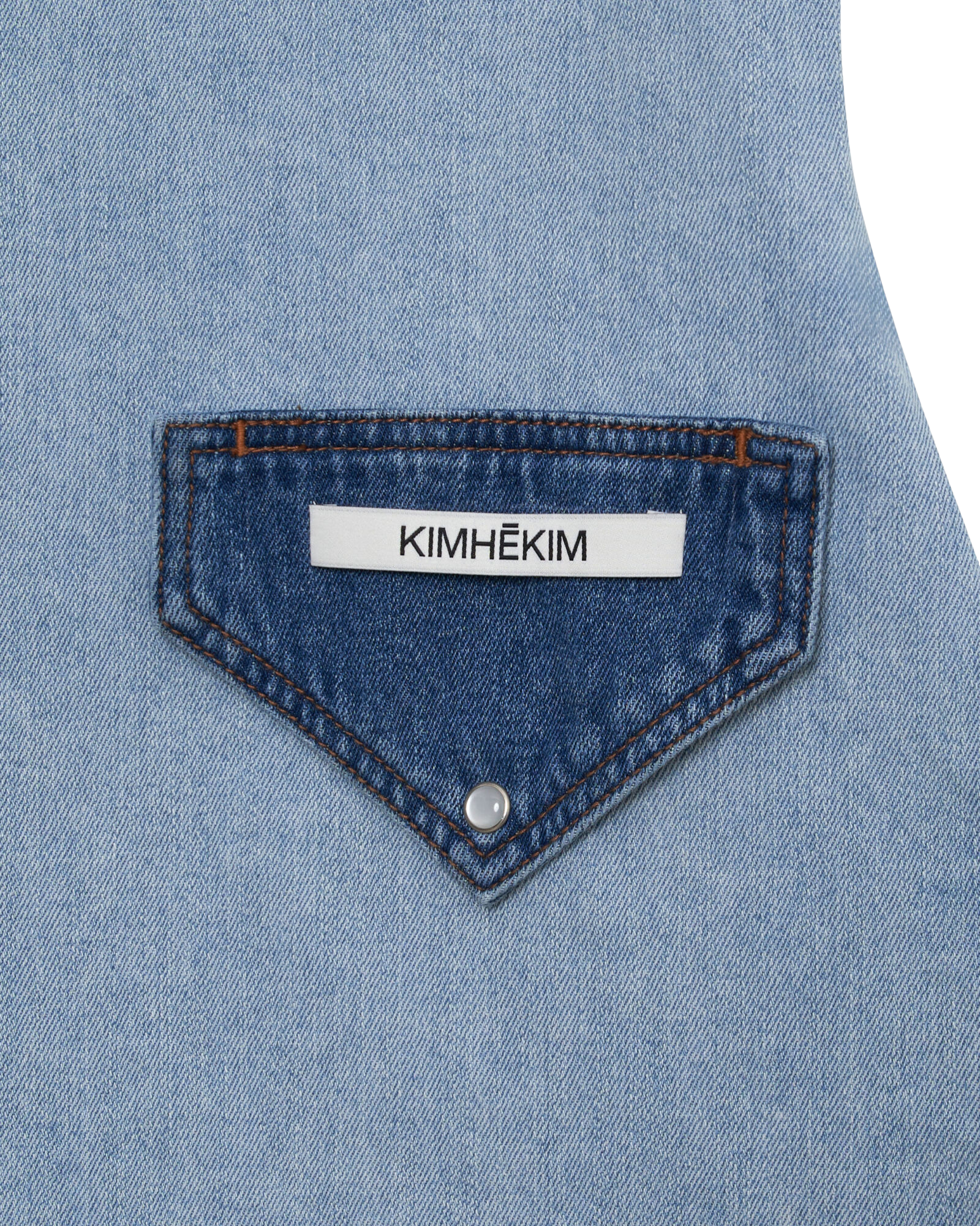 Kimhe Kim - Emma Denim Mini Dress (Sky Blue) product image 10 | TRAB K-Fashion Australia