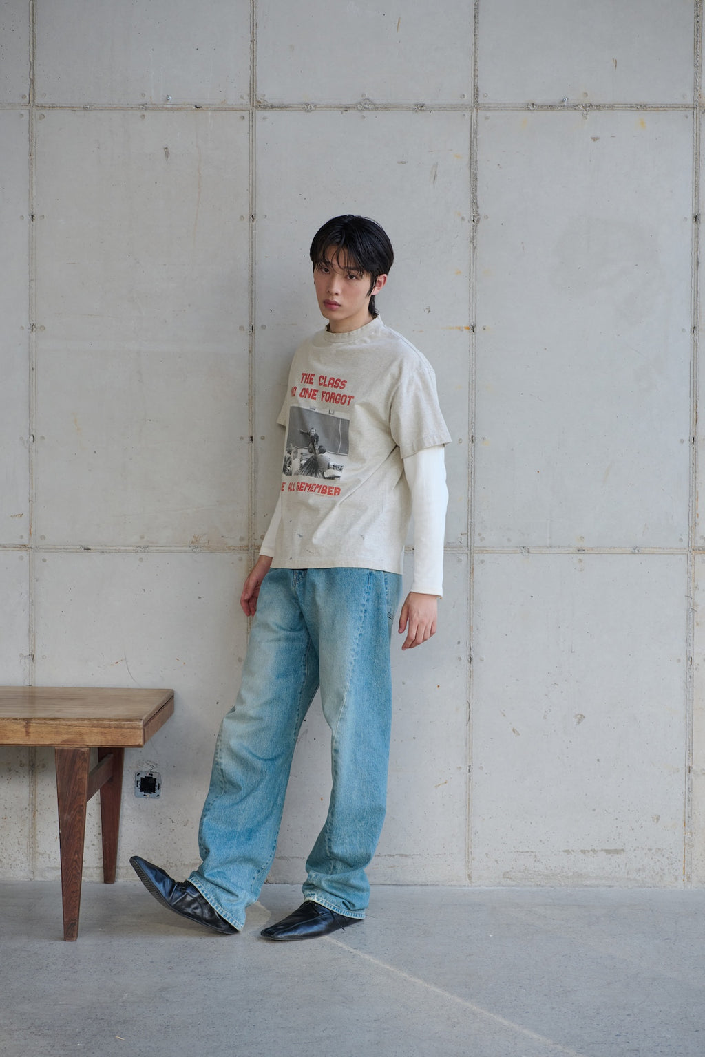 STU - The Class T-shirt (Melange Grey) product image 8 | TRAB K-Fashion Australia
