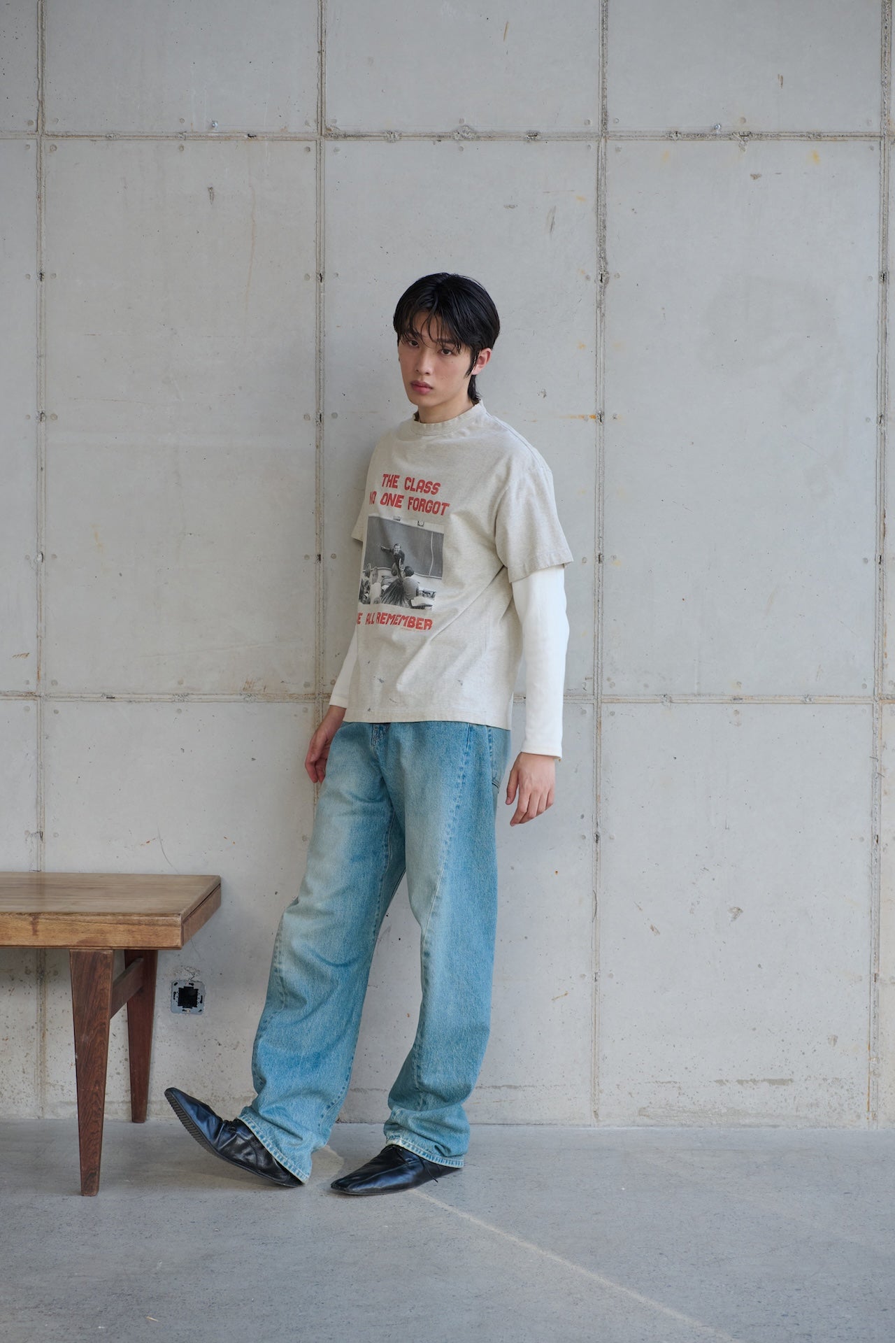 STU - The Class T-shirt (Melange Grey) product image 8 | TRAB K-Fashion Australia