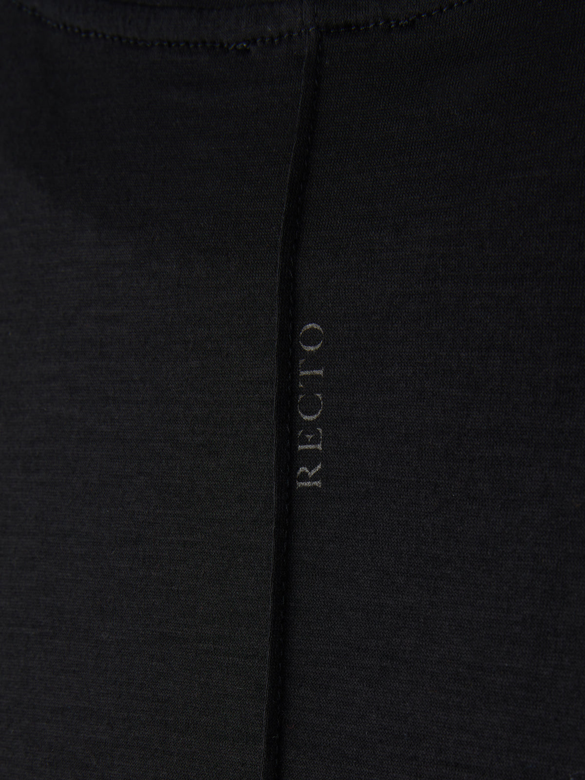 Recto - Fluid Oversized T-Shirt (Black) product image 3 | TRAB K-Fashion Australia