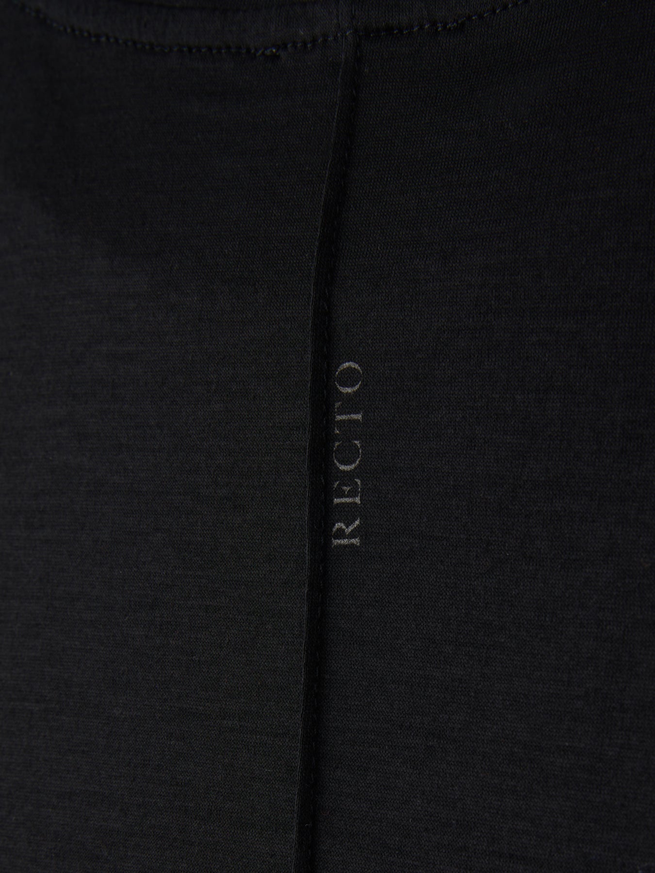 Recto - Fluid Oversized T-Shirt (Black) product image 3 | TRAB K-Fashion Australia