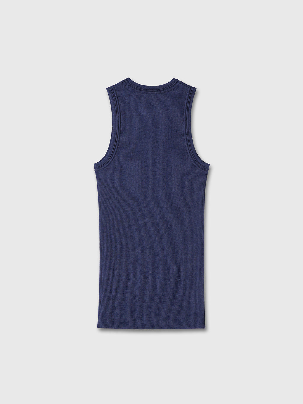 Tonywack - Wool Cashmere Ribbed Tank Top (Navy) product image 8 | TRAB K-Fashion Australia
