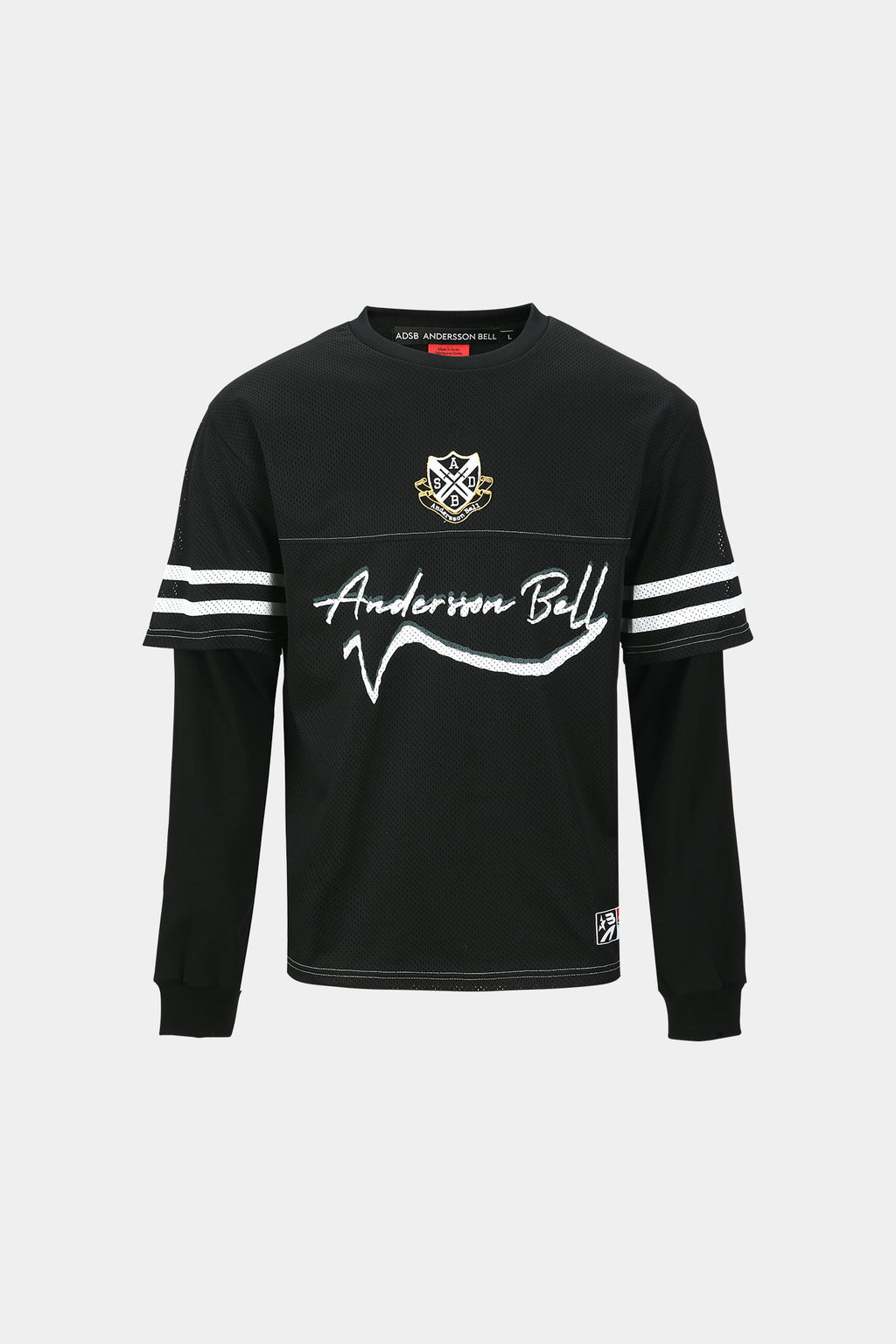 Andersson Bell - Football Layered Long Sleeve T-Shirt (Black) product image 9 | TRAB K-Fashion Australia