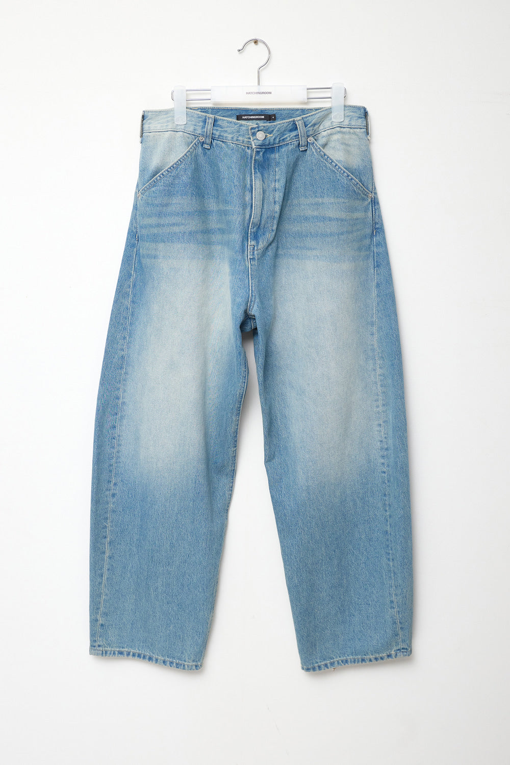 Hatchingroom - Curve Jeans Bleached (Blue) product image 1 | TRAB K-Fashion Australia
