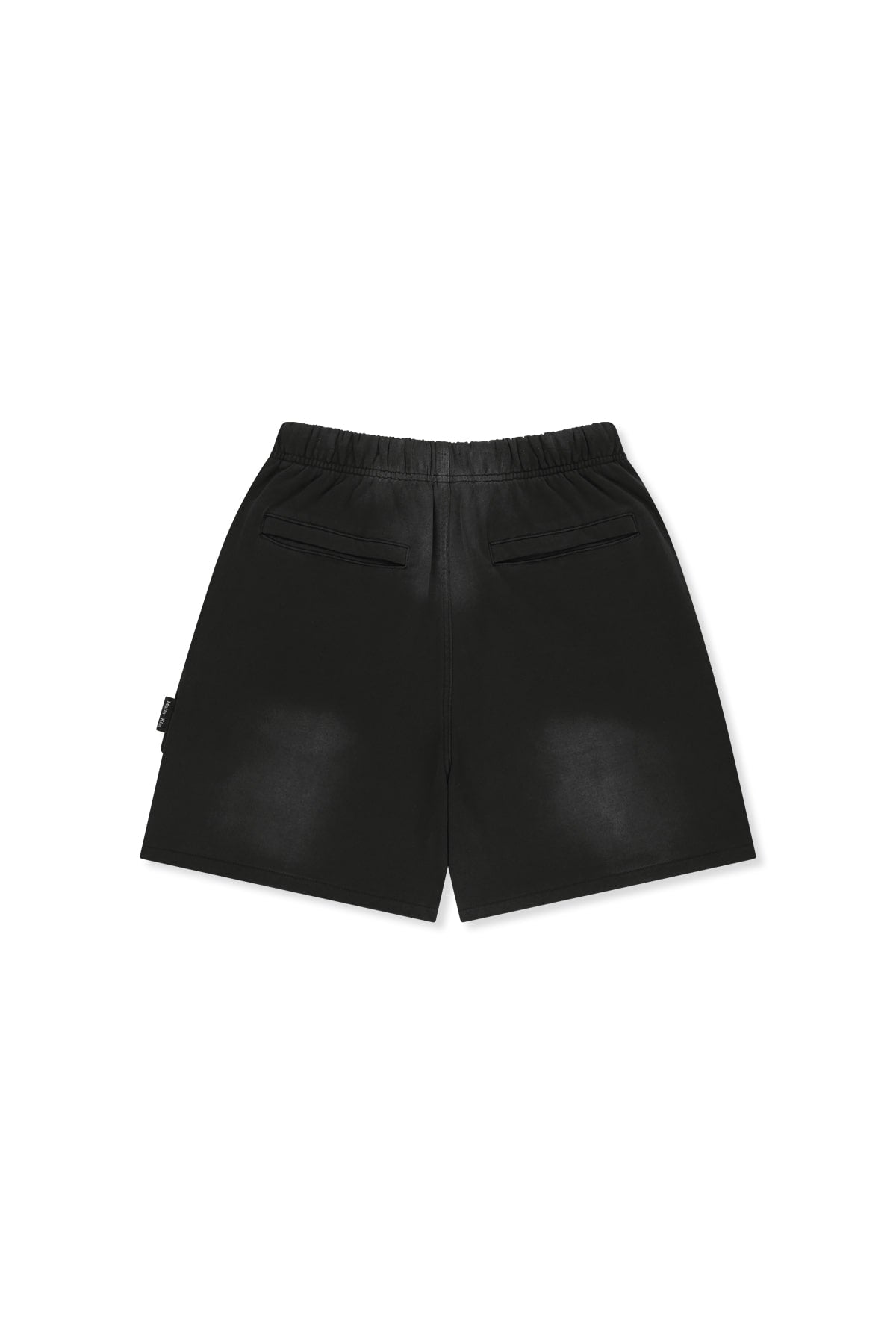 Matin Kim - Vintage Washed Terry Cargo Shorts (Black) product image 2 | TRAB K-Fashion Australia