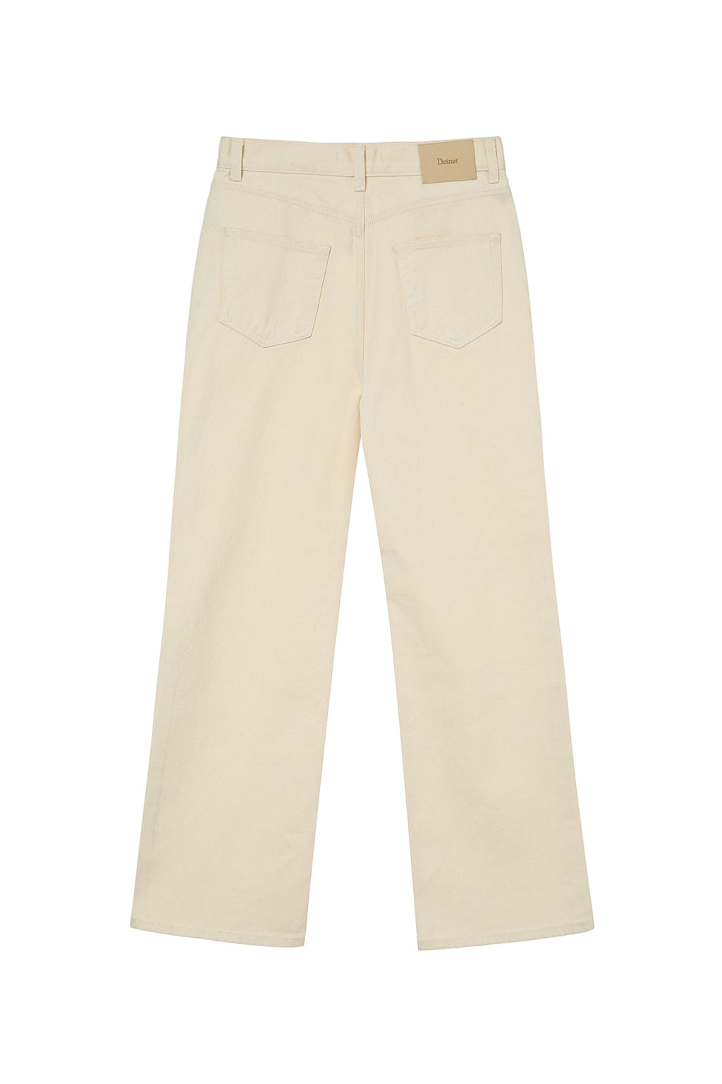 Deinet - Straight Denim Pants (Oatmeal) product image 5 | TRAB K-Fashion Australia