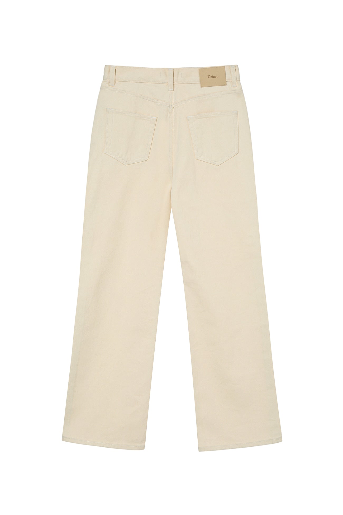 Deinet - Straight Denim Pants (Oatmeal) product image 5 | TRAB K-Fashion Australia