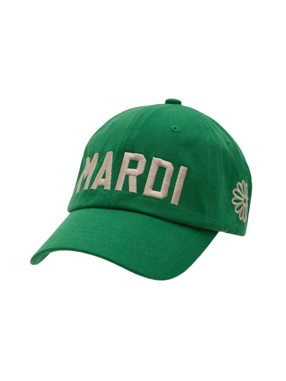 Mardi Mercredi - Cap Mardi Bold Logo (Green Cream) product image 1 | TRAB K-Fashion Australia