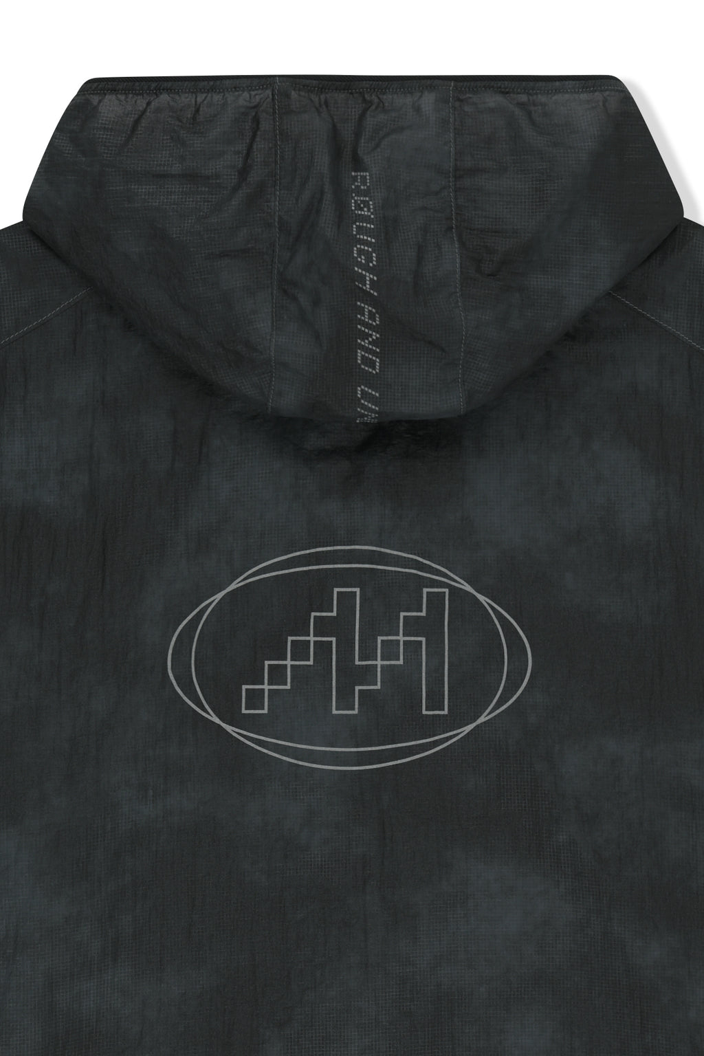 Matin Kim - Matin Pace Reflective Logo Windbreaker (Black) product image 6 | TRAB K-Fashion Australia