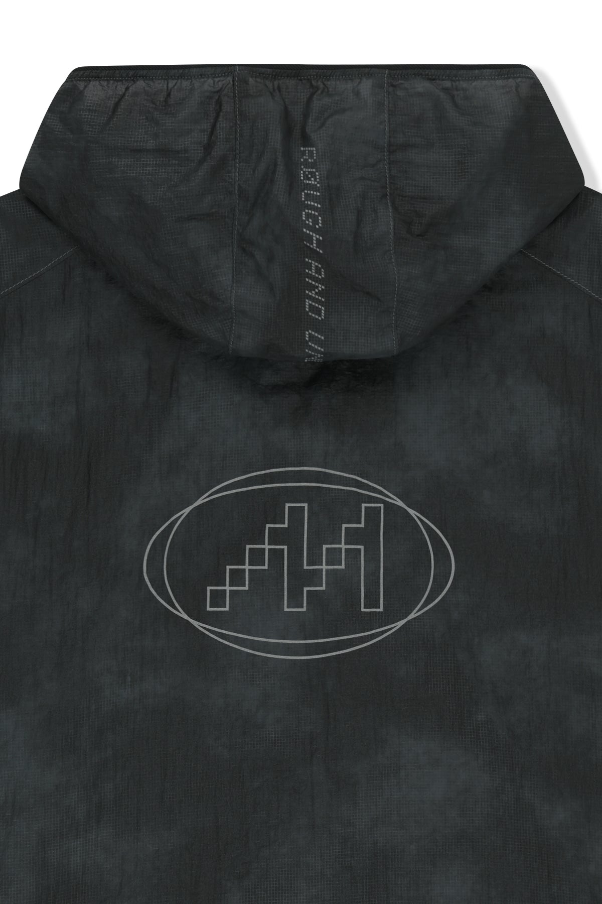 Matin Kim - Matin Pace Reflective Logo Windbreaker (Black) product image 6 | TRAB K-Fashion Australia