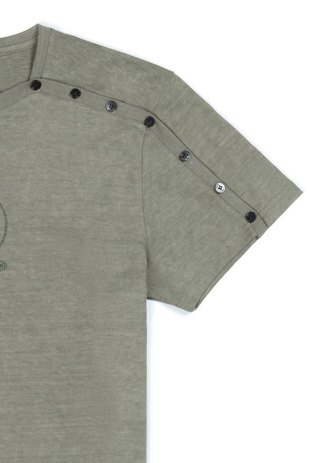 Ioedle - Gravity Beyond Fastening T-Shirt (Olive) product image 6 | TRAB K-Fashion Australia