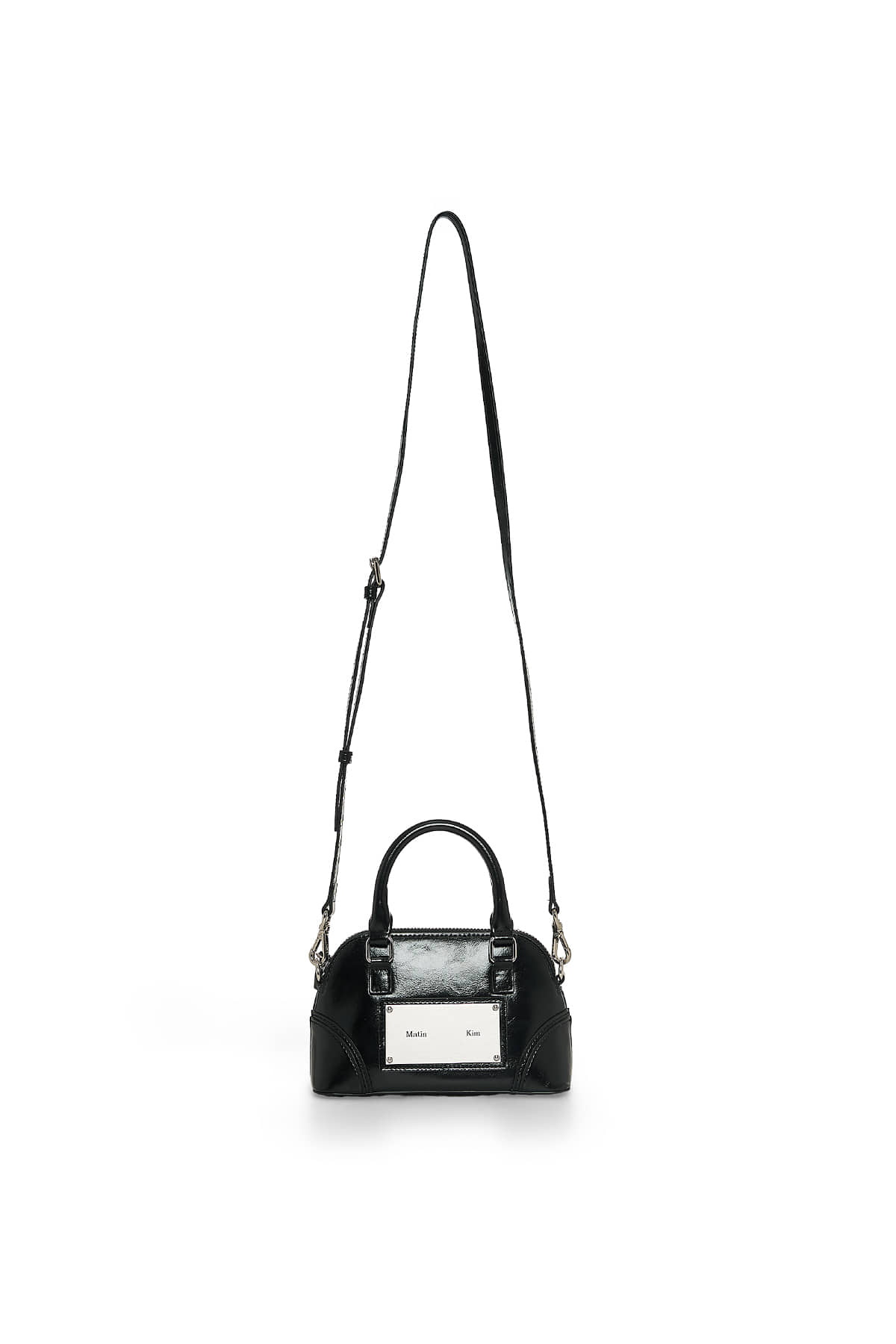 Matin Kim - Curve Zip Mini Bag (Black) product image 4 | TRAB K-Fashion Australia