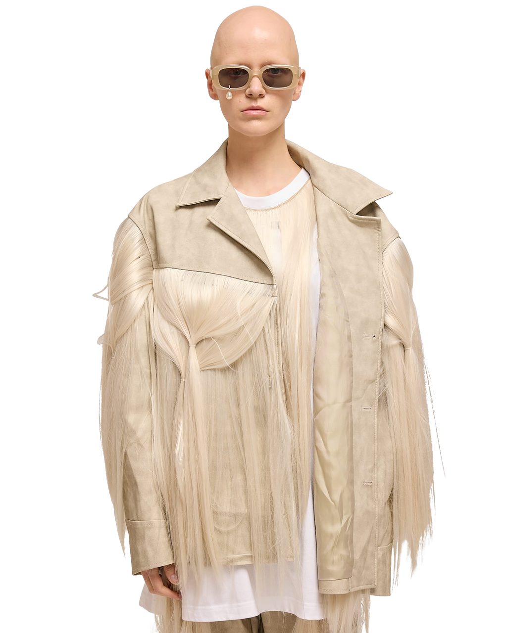 Kimhe Kim - Hair Embellished Western Jacket (Grey) product image 16 | TRAB K-Fashion Australia