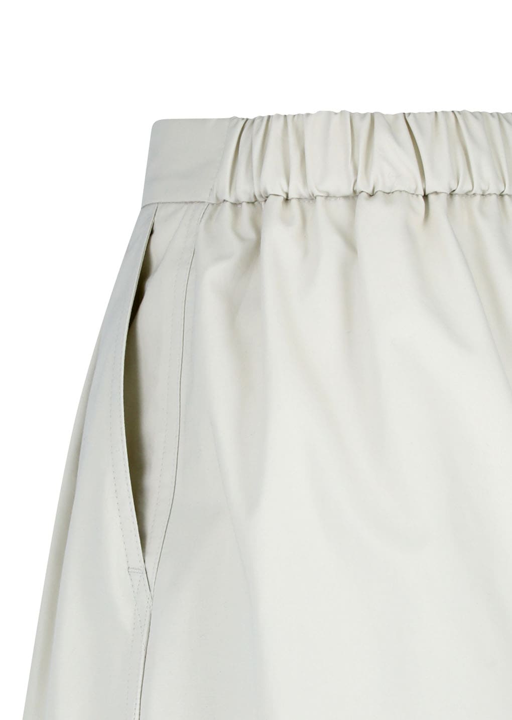 Amomento - Two Tuck Wide Shorts (Ivory) product image 6 | TRAB K-Fashion Australia