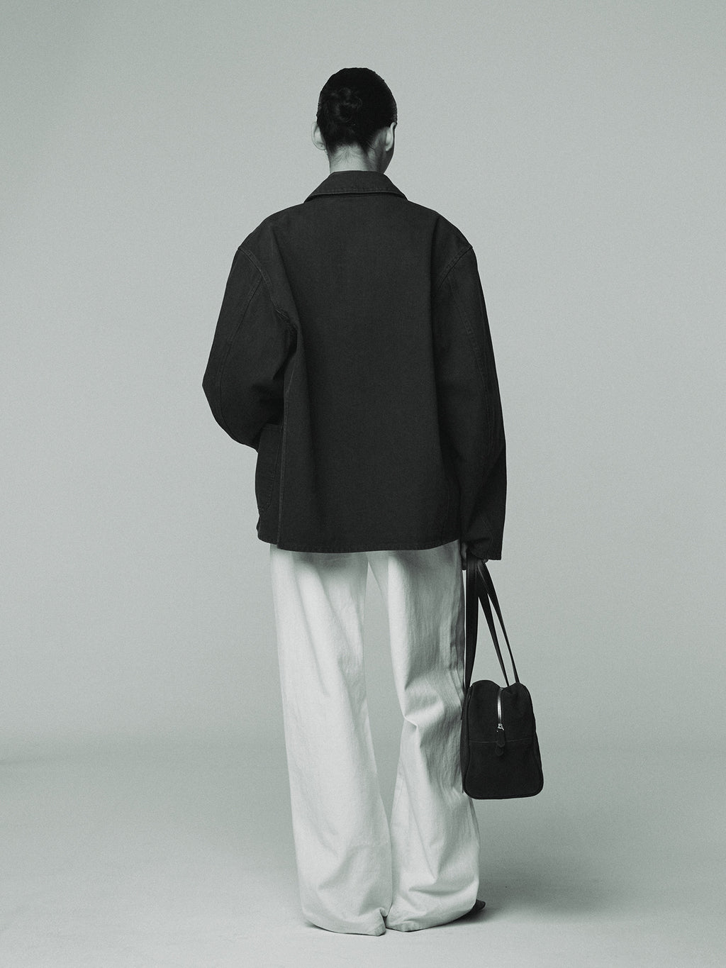 Tonywack - Wide-Leg Baggy Denim Jeans (Off White) product image 8 | TRAB K-Fashion Australia