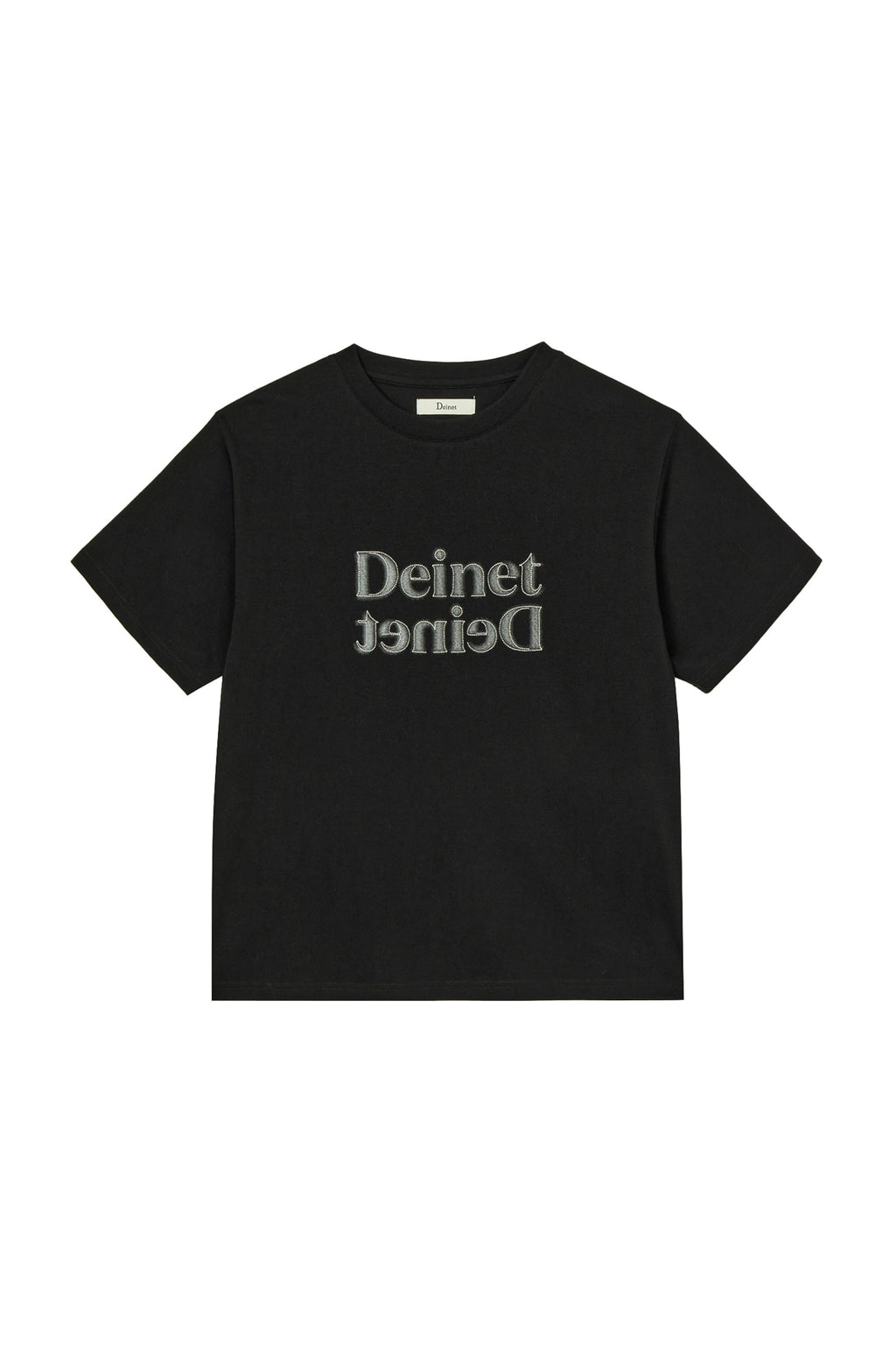 Deinet - Brushed Stitch Point Regular T-Shirt (Black) product image 1 | TRAB K-Fashion Australia