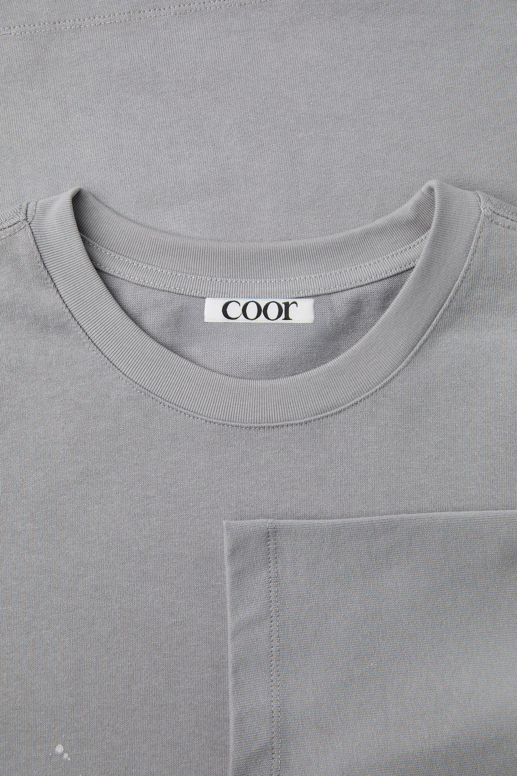 Coor - Painted Long Sleeve T-Shirt (Washed Gray) product image 5 | TRAB K-Fashion Australia
