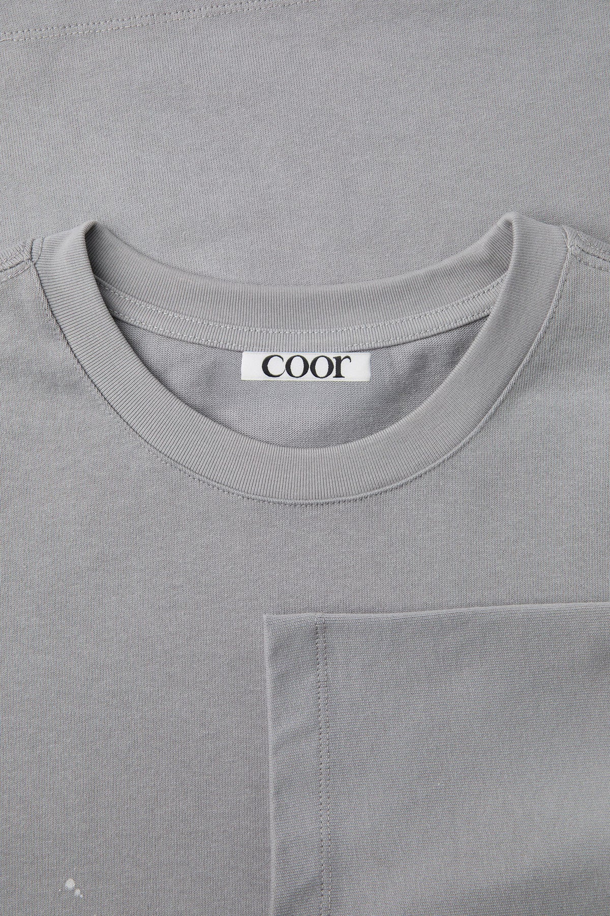 Coor - Painted Long Sleeve T-Shirt (Washed Gray) product image 5 | TRAB K-Fashion Australia