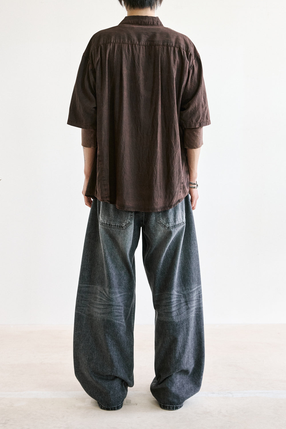 Hatchingroom - Rana Shirt 1/2 (Dark Burgundy) product image 9 | TRAB K-Fashion Australia