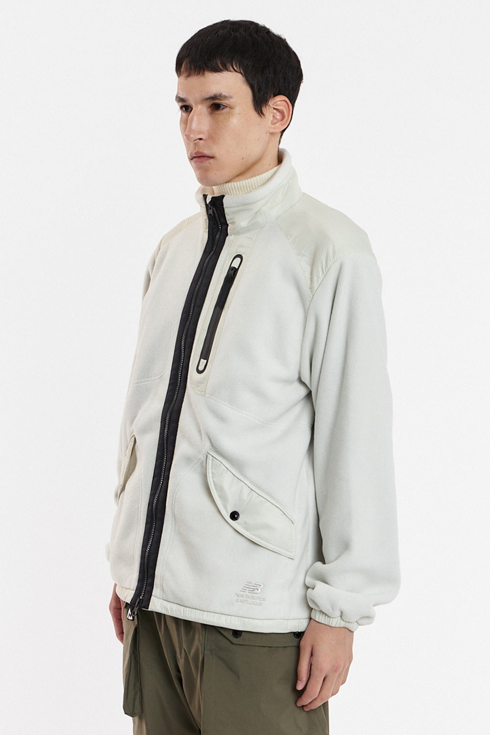 Eastlogue - Sky Troops Fleece Jacket (Cream) product image 3 | TRAB K-Fashion Australia