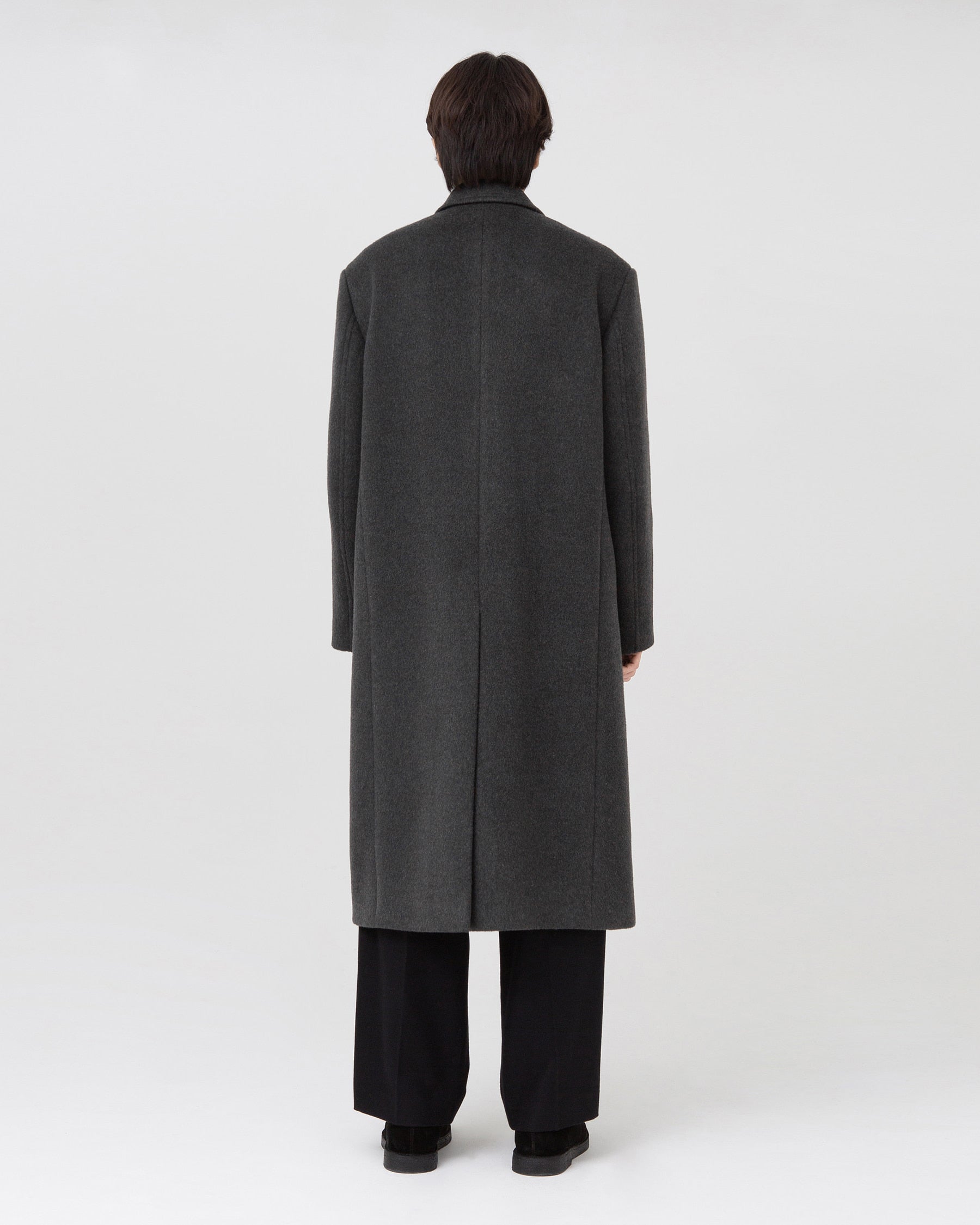 Brownyard - Double Breasted Coat (Charcoal) product image 2 | TRAB K-Fashion Australia