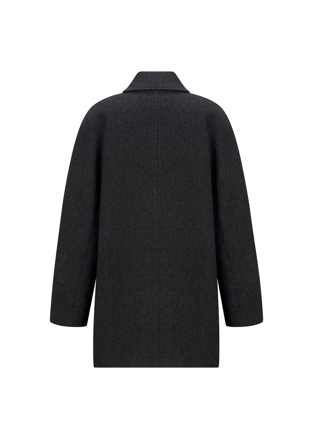 Amomento - rounded half coat (Charcoal) product image 11 | TRAB K-Fashion Australia