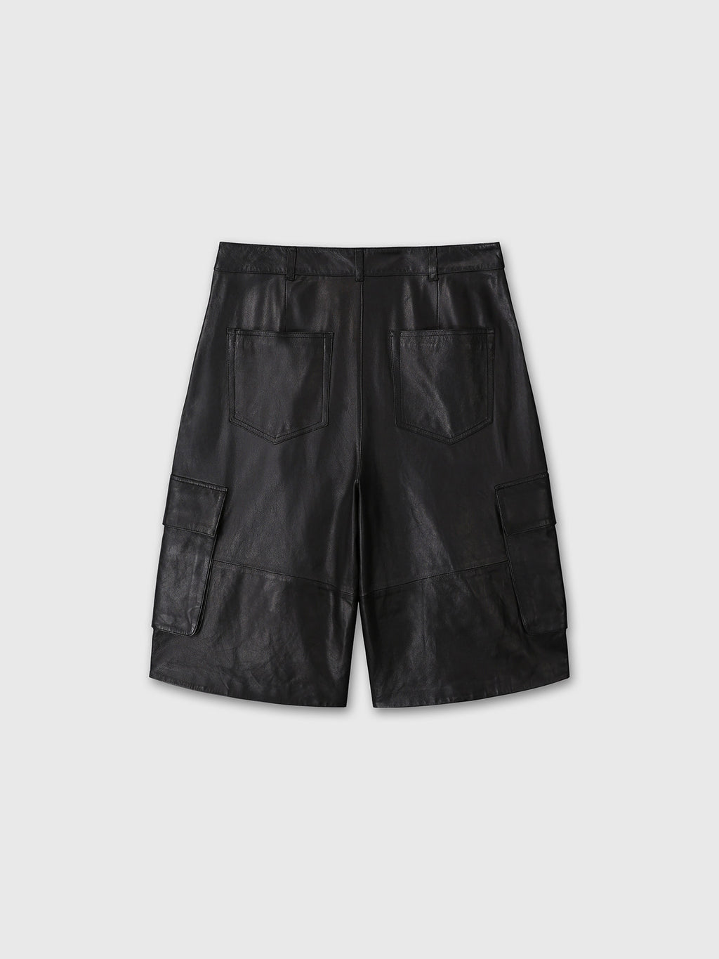 Tonywack - Lamb Leather Cargo Shorts (Black) product image 9 | TRAB K-Fashion Australia