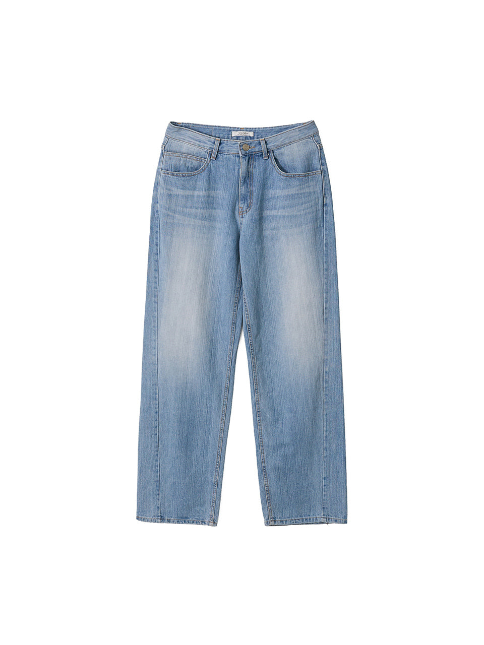 Kijun - Washed Relaxed Fit Jeans (Blue) product image 7 | TRAB K-Fashion Australia