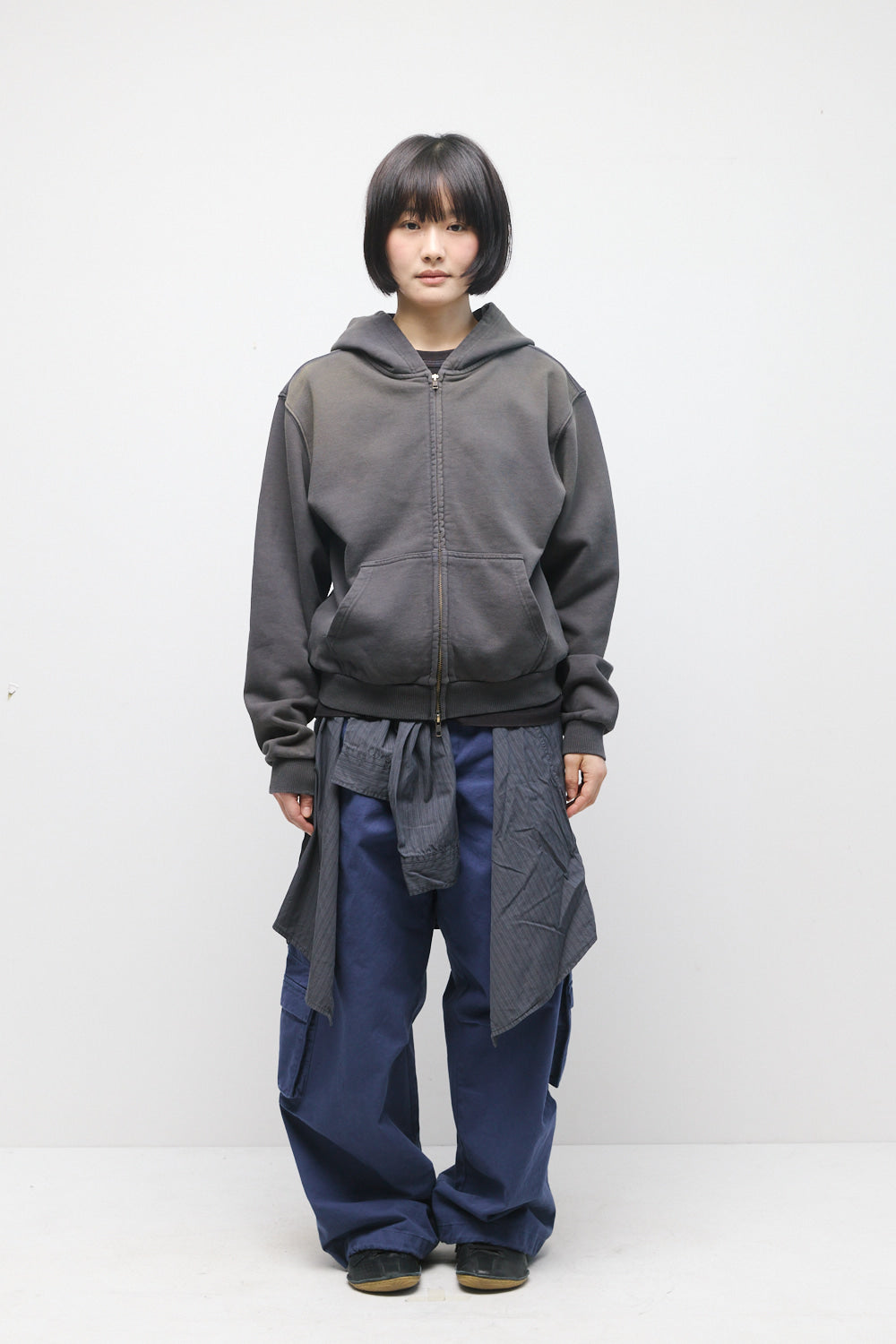 Hatchingroom - VTG Hoodie (Bleached Charcoal) product image 3 | TRAB K-Fashion Australia