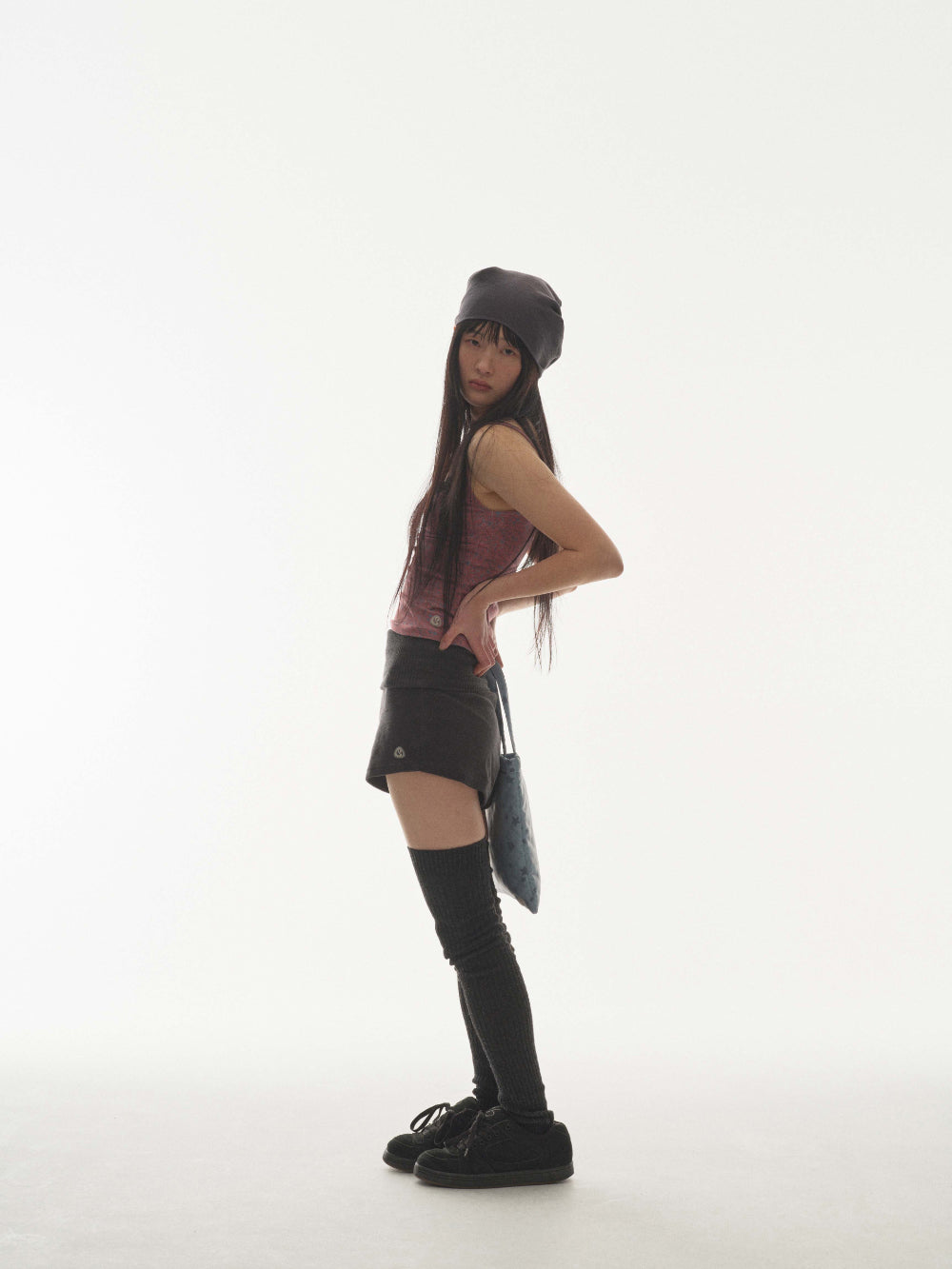 Coyseio - Cozy Shorts (Charcoal) product image 2 | TRAB K-Fashion Australia