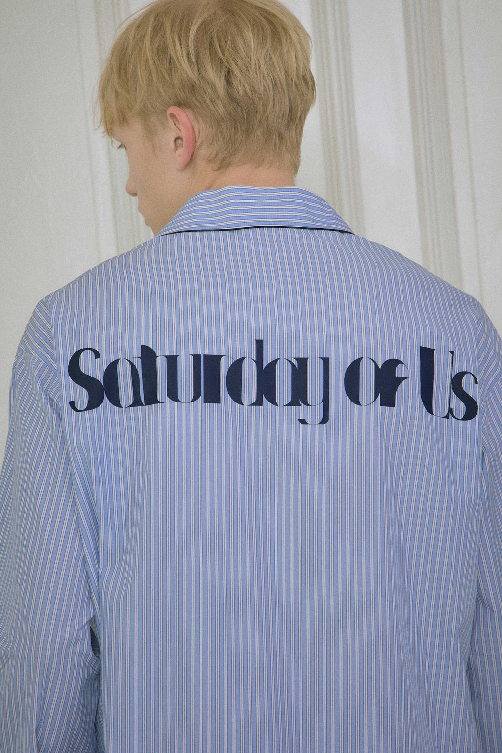 STU - Origami Pajama Shirt (Blue) product image 9 | TRAB K-Fashion Australia