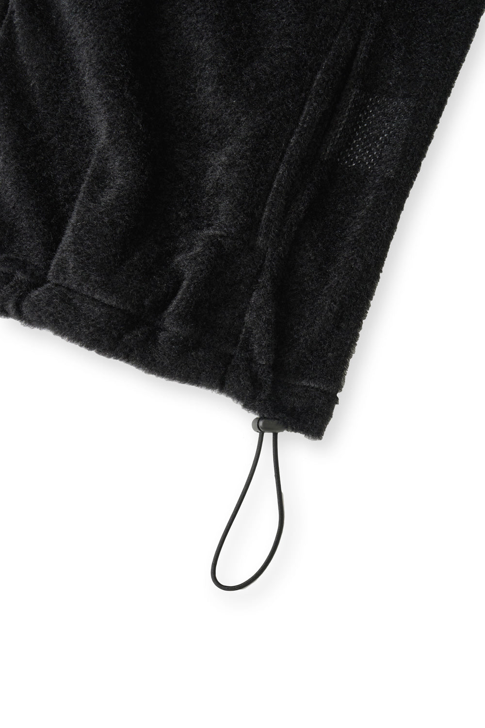Hatchingroom - Fuzzy Mesh Hoodie (Black) product image 7 | TRAB K-Fashion Australia