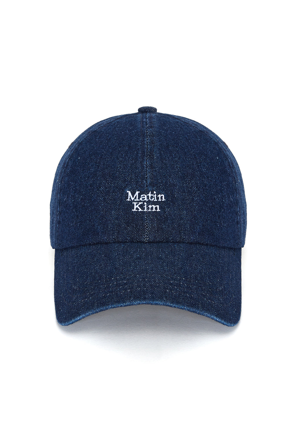 Matin Kim - Matin Mini Logo Denim Ball Cap (Blue) product image 1 | TRAB K-Fashion Australia