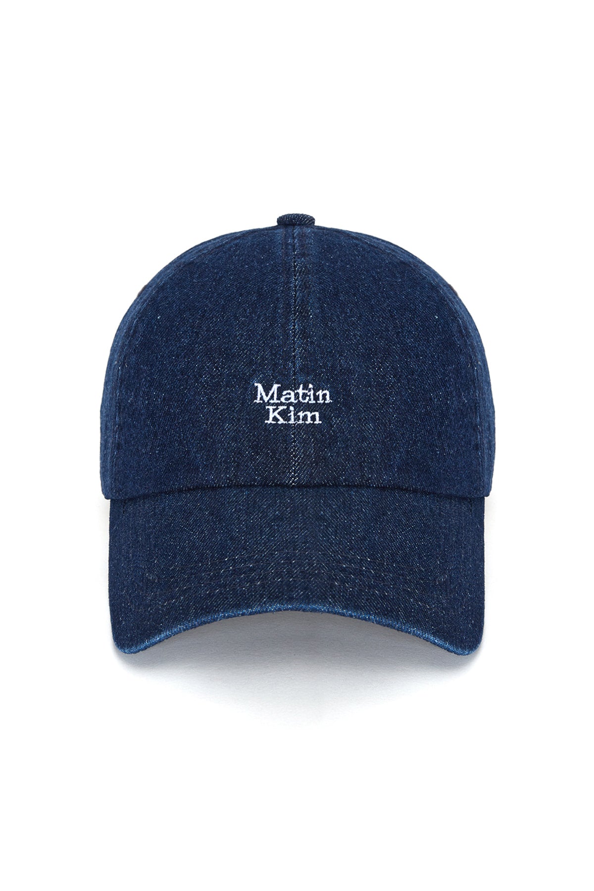 Matin Kim - Matin Mini Logo Denim Ball Cap (Blue) product image 1 | TRAB K-Fashion Australia