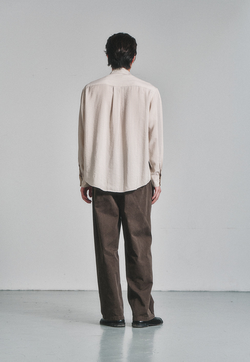 Art if acts - Wrinkle Rayon Shirt (French Beige) product image 4 | TRAB K-Fashion Australia